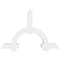 Ekena Millwork Ericson Architectural Grade PVC Gable Bracket, 72"W x 48"H x 6"D x 6"F, 16/12 Pitch GBP072X48X0606ERI00 - alternate 3